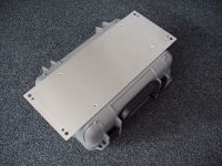 IL-250 Enclosure shown with optional surface mounting plate