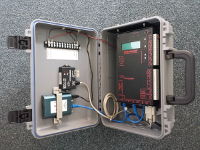With modem and SCC-1 installed for Modbus RTU interface