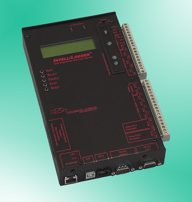 IL-10 Network enabled data logger