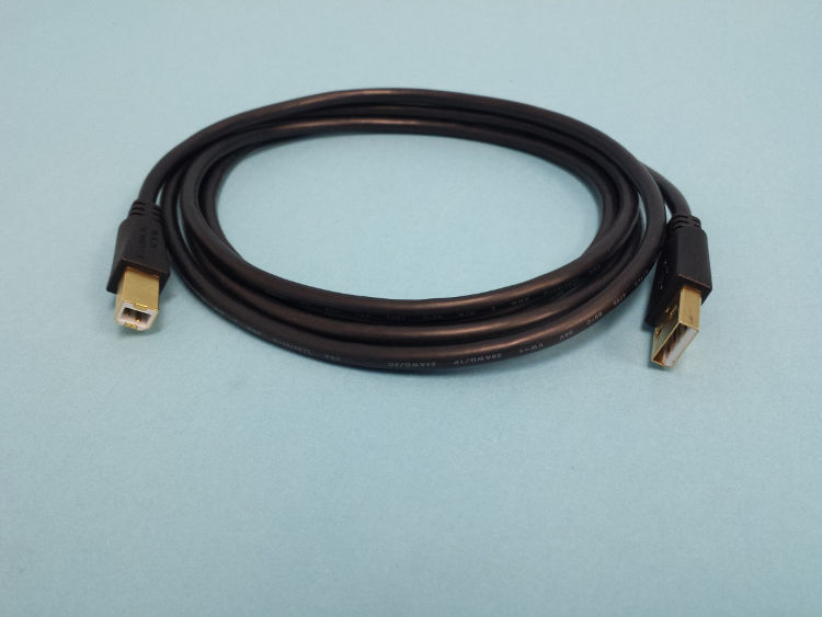 Type-A to Type-B USB cable is used for PC to IntelliLogger communications